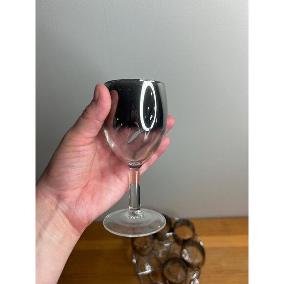 Dororthy Thorpe Drinking dessert wine Glasses with Caddy silver - 6 Glasses - Picture 4 of 7